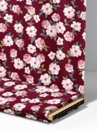 Bloom flower style with pink,green colors - Image 4