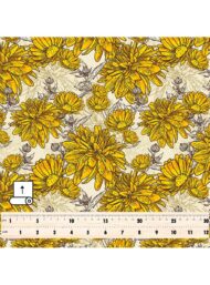 Bloom flower style with yellow,green colors - Image 5