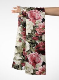 Peony flower style with pink,white colors - Image 3