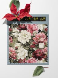 Peony flower style with pink,white colors - Image 6