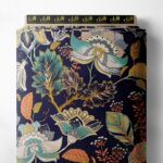 Leaf flower style with green,white colors