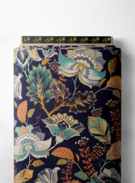 Leaf flower style with green,white colors