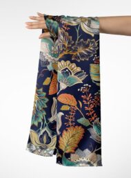 Leaf flower style with green,white colors - Image 3