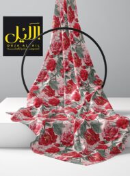 Petal flower style with red,green colors - Image 2