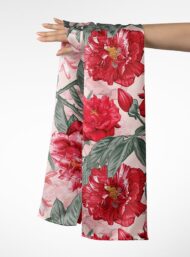 Petal flower style with red,green colors - Image 3