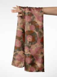 Bloom flower style with brown,pink colors - Image 3