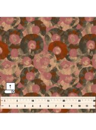 Bloom flower style with brown,pink colors - Image 5
