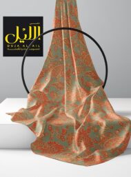 Petal flower style with orange,green colors - Image 2