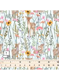 Deer nature style with pink,green colors - Image 5