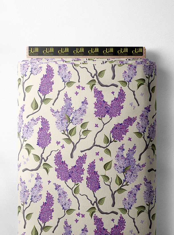 LAI02-1125_1-1.jpg Lilac flower style with purple,green colors - Image 1