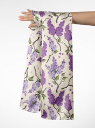 Lilac flower style with purple,green colors - Image 3