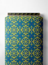 Lattice others style with blue, yellow colors