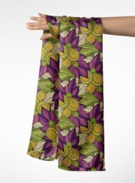 Leaf flower style with green,yellow colors - Image 3