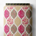 Floral flower style with red,green colors