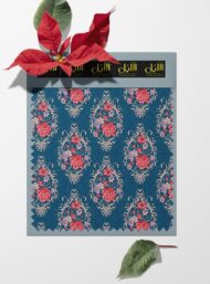 Rose flower style with red,green colors - Image 6