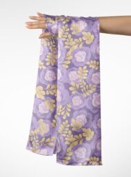 Bloom flower style with purple, yellow colors - Image 3