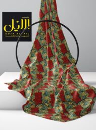 Petal flower style with red,green colors - Image 2