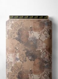 Petal flower style with brown,grey colors