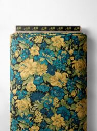 Rose flower style with yellow,blue colors