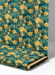 Rose flower style with yellow,blue colors - Image 4