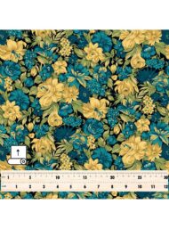 Rose flower style with yellow,blue colors - Image 5