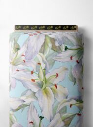 Petal flower style with white,green colors