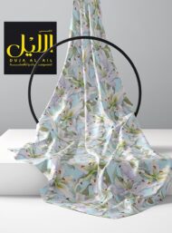 Petal flower style with white,green colors - Image 2