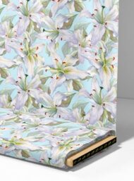 Petal flower style with white,green colors - Image 4