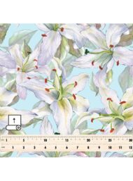 Petal flower style with white,green colors - Image 5