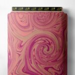 Swirl abstract style with pink, purple colors