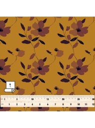 Leaf flower style with brown,yellow colors - Image 5