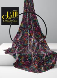 Leaf flower style with green,pink colors - Image 2