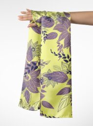 Leaf flower style with purple,yellow colors - Image 3