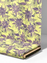 Leaf flower style with purple,yellow colors - Image 4