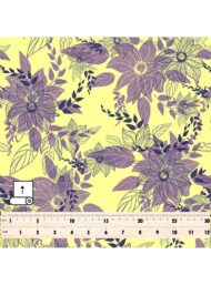 Leaf flower style with purple,yellow colors - Image 5