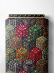 Cube others style with red,blue colors