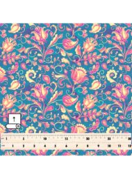 Bloom flower style with pink,green colors - Image 5