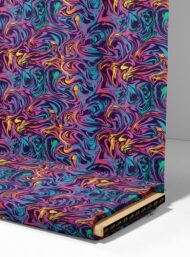 Swirl abstract style with purple,blue colors - Image 4