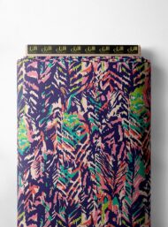 Leaf nature style with pink,green colors