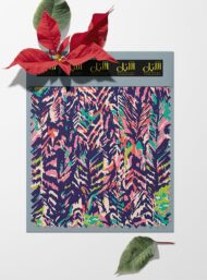 Leaf nature style with pink,green colors - Image 6