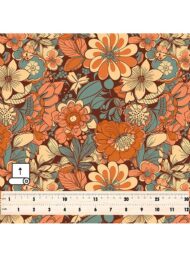 Petal flower style with brown,orange colors - Image 5