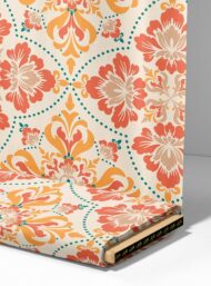 Bloom flower style with orange,red colors - Image 4