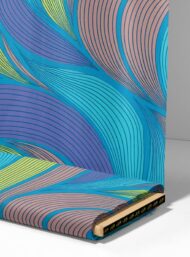 Wave abstract style with blue,green colors - Image 4