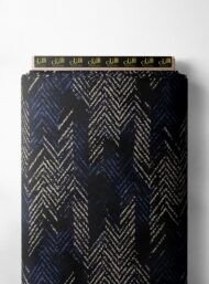 Pattern abstract style with black, blue colors