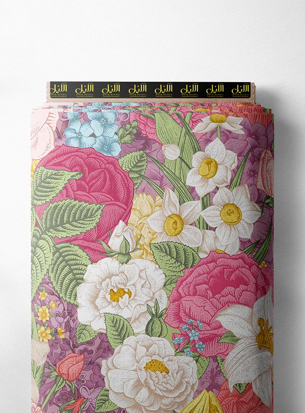 LAI02-1205_1-1.jpg Petal flower style with pink,green colors - Image 1