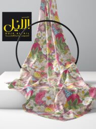 Petal flower style with pink,green colors - Image 2