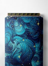 Water ocean and sky style with blue,black colors