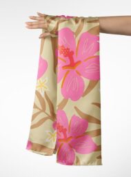 Bloom flower style with pink,brown colors - Image 3