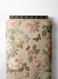 Rose flower style with pink,yellow colors