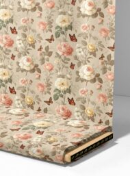 Rose flower style with pink,yellow colors - Image 4